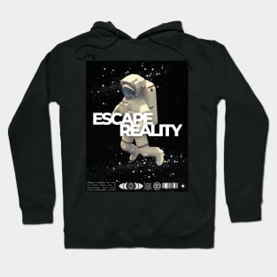 Escape Reality Abstract Space Stars Astronaut Streetwear Hoodie